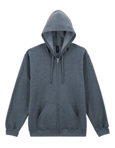 Softstyle® Midweight Fleece Adult Full Zip Hooded Sweatshirt