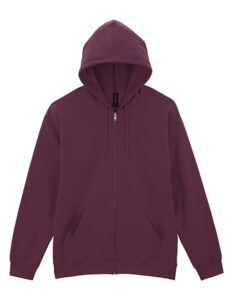 Softstyle® Midweight Fleece Adult Full Zip Hooded Sweatshirt