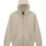 Softstyle® Midweight Fleece Adult Full Zip Hooded Sweatshirt