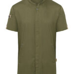 Short Sleeve Chef Jacket Green-Generation