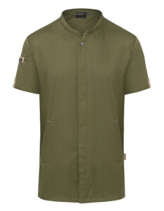 Short Sleeve Chef Jacket Green-Generation