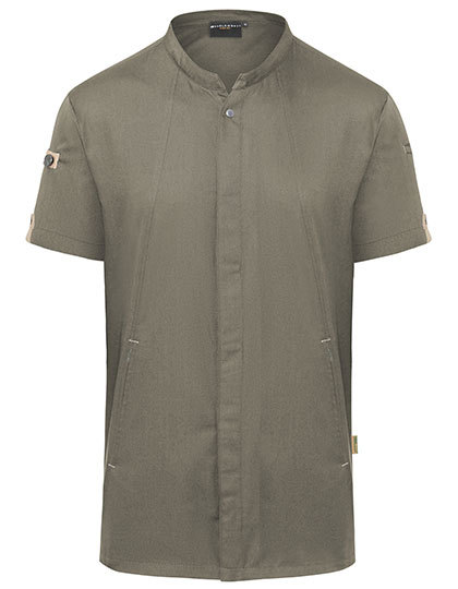 Short Sleeve Chef Jacket Green-Generation