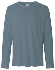 Økologisk Langærmet herre t-shirt