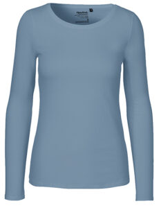Økologisk Langærmet dame t-shirt