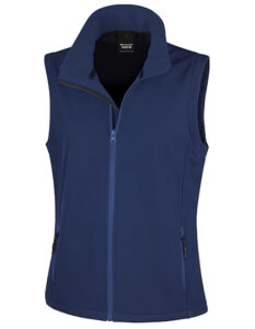 Women´s Printable Softshell Bodywarmer with Recycled Fleece Inner