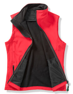 Women´s Printable Softshell Bodywarmer with Recycled Fleece Inner