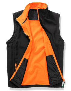 Men’s Printable Softshell Bodywarmer with Recycled Fleece Inner