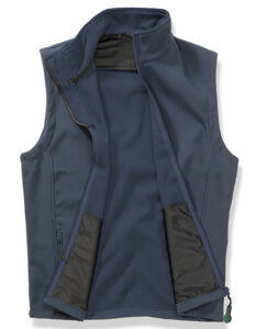 Men’s Printable Softshell Bodywarmer with Recycled Fleece Inner