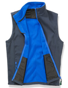 Men’s Printable Softshell Bodywarmer with Recycled Fleece Inner