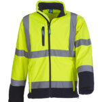 Hi-Vis 2 Bands & Braces Softshell Jacket