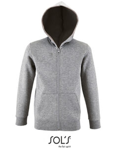 Kids´ Zip Hoodie Stone