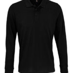 Unisex Long Sleeve Polycotton Polo Shirt