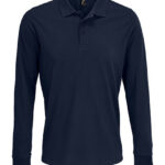Unisex Long Sleeve Polycotton Polo Shirt