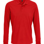 Unisex Long Sleeve Polycotton Polo Shirt