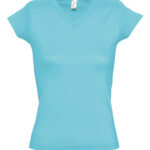 Women´s V-Neck-T-Shirt Moon