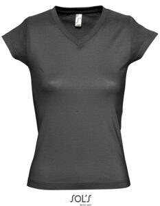 Women´s V-Neck-T-Shirt Moon