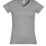 Women´s V-Neck-T-Shirt Moon
