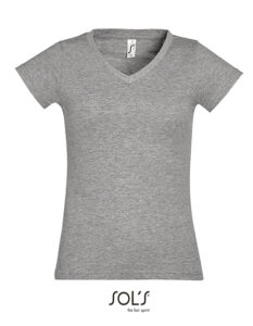 Women´s V-Neck-T-Shirt Moon