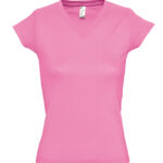 Women´s V-Neck-T-Shirt Moon