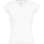 Women´s V-Neck-T-Shirt Moon