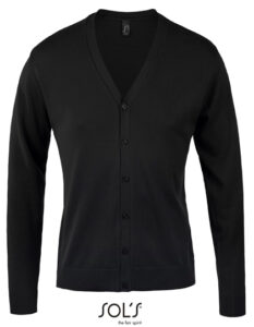Men´s Golden V-Neck Knitted Cardigan