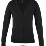 Women´s Golden V-Neck Knitted Cardigan