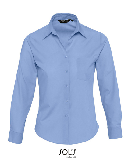 Popeline-Blouse Executive Long Sleeve