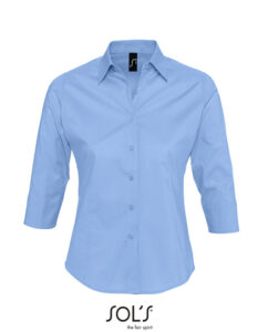 Women´s Stretch-3/4-Sleeve Blouse Effect