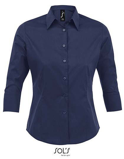 Women´s Stretch-3/4-Sleeve Blouse Effect