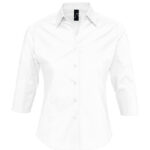 Women´s Stretch-3/4-Sleeve Blouse Effect