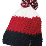 Crocheted Cap With Pompon