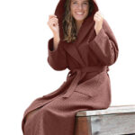 Robezz® Waffle Bathrobe With Hood