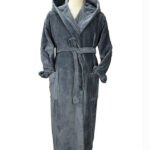 DeLuxe Velour Bathrobe with hood