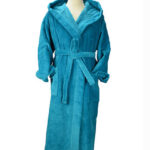 DeLuxe Velour Bathrobe with hood