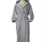 DeLuxe Velour Bathrobe with hood