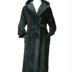 DeLuxe Velour Bathrobe with hood