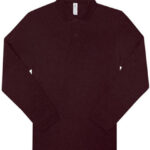 My Polo 210 Long Sleeve - Heather Burgundy