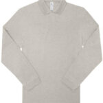 My Polo 210 Long Sleeve - Heather Grey Fog