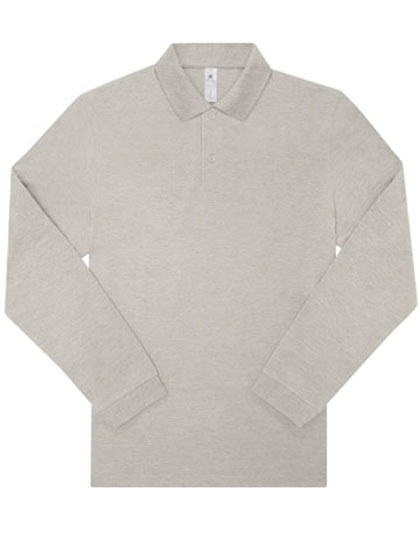 My Polo 210 Long Sleeve - Heather Grey Fog