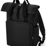 Recycled Twin Handle Roll-Top Laptop Backpack
