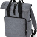 Recycled Twin Handle Roll-Top Laptop Backpack