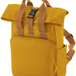 Recycled Mini Twin Handle Roll-Top Backpack