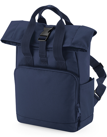 Recycled Mini Twin Handle Roll-Top Backpack