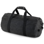 Vintage Canvas Barrel Bag