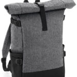 Block Roll-Top Backpack