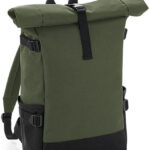 Block Roll-Top Backpack