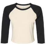 Women´s Micro Rib 3/4 Raglan Baby Tee