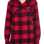 Ladies´ Woven Plaid Flannel Shirt