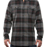 Woven Plaid Flannel Shirt