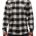 Woven Plaid Flannel Shirt